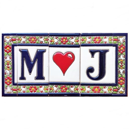 Letras y Números modelo "COLOR-M1" - 11cm. (2.1")