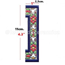 Letras y Números modelo "COLOR-M1" - 11cm. (2.1")