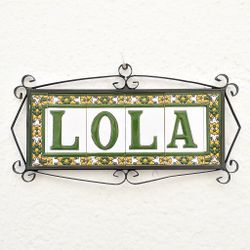 Letras y Números modelo "COLOR-V" - 11cm. (2.1")