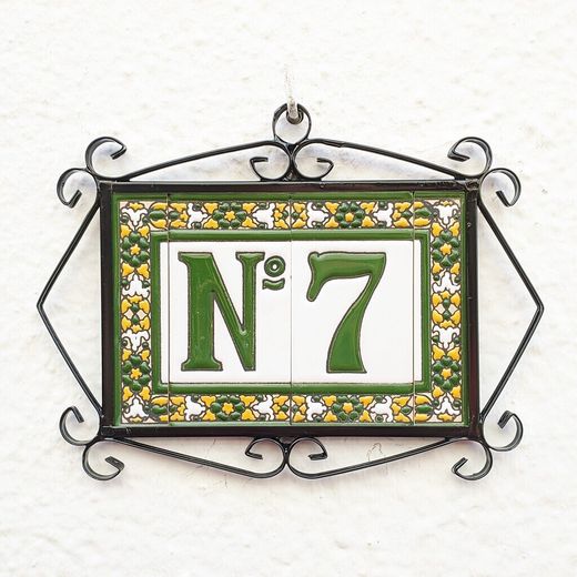 Letras y Números modelo "COLOR-V" - 11cm. (2.1")
