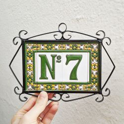 Letras y Números modelo "COLOR-V" - 11cm. (2.1")