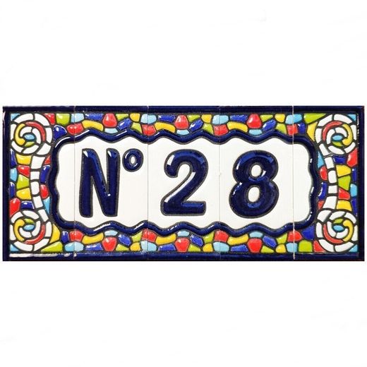 Letras y Números modelo "COLORES" - 7,5cm. (3")