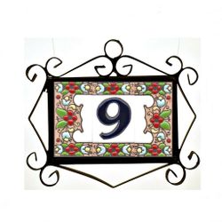 Letras y Números modelo "FLORES" - 7,5cm. (3")