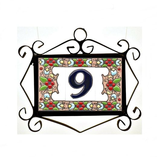 Letras y Números modelo "FLORES" - 7,5cm. (3")