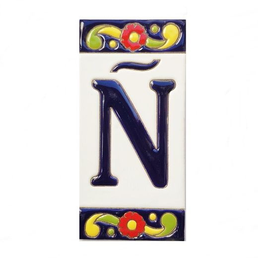 Letras y Números modelo "FLORES-G" - 15cm. (6")