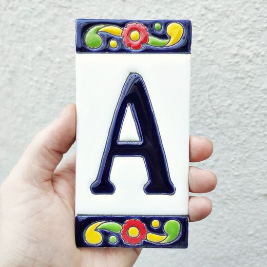 Letras y Números modelo "FLORES-G" - 15cm. (6")