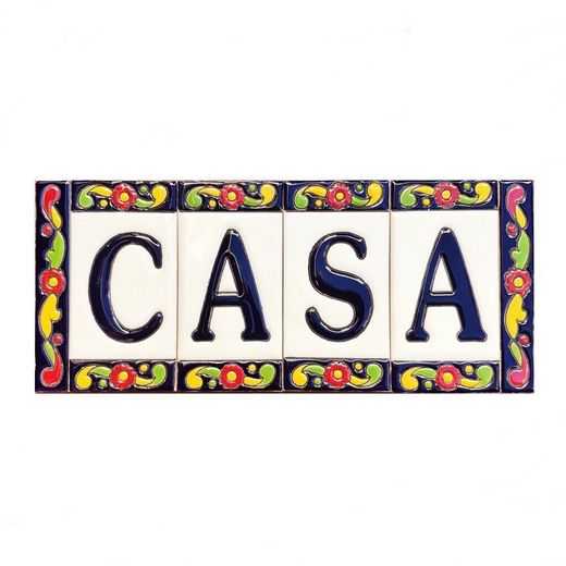 Letras y Números modelo "FLORES-G" - 15cm. (6")