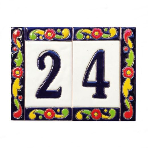 Letras y Números modelo "FLORES-G" - 15cm. (6")