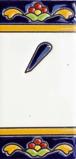 Letras y Números modelo "FlorMRB" - 11cm. (2.1")
