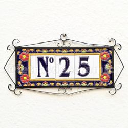 Letras y Números modelo "FlorMRB" - 11cm. (2.1")