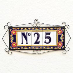 Letras y Números modelo "FlorMRB" - 11cm. (2.1")