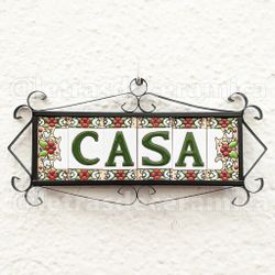 Letras y Números modelo "JARDIN" - 7,5cm. (3")