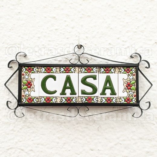 Letras y Números modelo "JARDIN" - 7,5cm. (3")