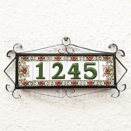 Letras y Números modelo "JARDIN" - 7,5cm. (3")