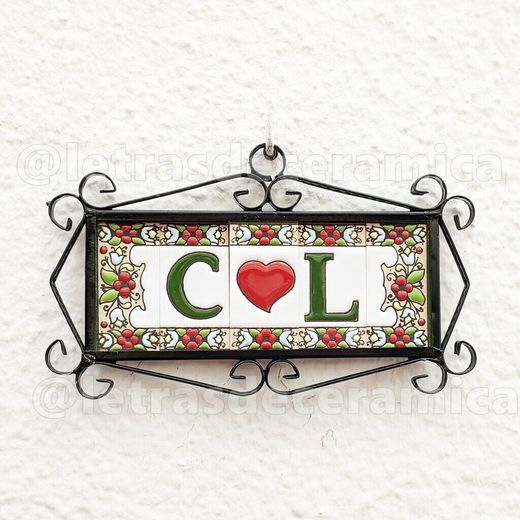 Letras y Números modelo "JARDIN" - 7,5cm. (3")