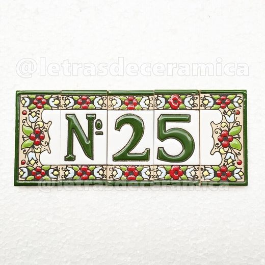 Letras y Números modelo "JARDIN" - 7,5cm. (3")