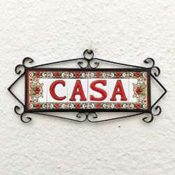 Letras y Números modelo "JARDIN-Rojo" - 7,5cm. (3")