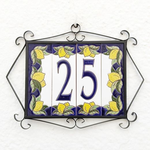 Letras y Números modelo "LIMONCELLO" - 15cm. (6")