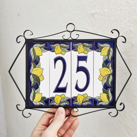 Letras y Números modelo "LIMONCELLO" - 15cm. (6")
