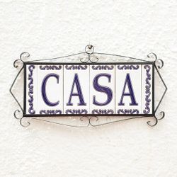 Letras y Números modelo "MAR-AZUL" - 11cm. (2.1")