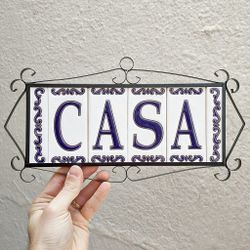 Letras y Números modelo "MAR-AZUL" - 11cm. (2.1")
