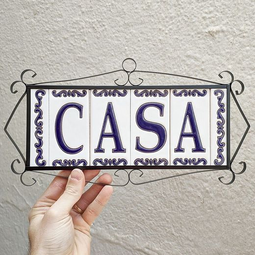 Letras y Números modelo "MAR-AZUL" - 11cm. (2.1")