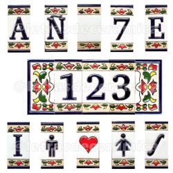Letras y Números modelo "MARKZ" - 7,5cm. (3")