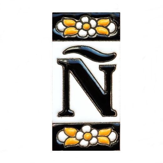 Letras y Números modelo "NEGRAS" - 7,5cm. (3")