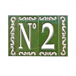 Letras y Números modelo "OLIVO" - 11cm. (2.1")