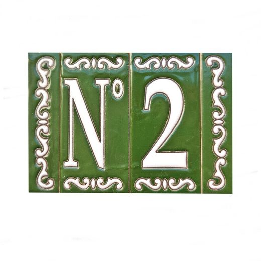 Letras y Números modelo "OLIVO" - 11cm. (2.1")
