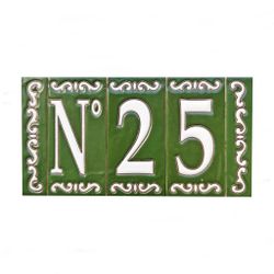 Letras y Números modelo "OLIVO" - 11cm. (2.1")