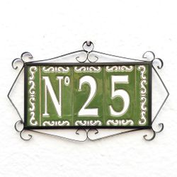 Letras y Números modelo "OLIVO" - 11cm. (2.1")