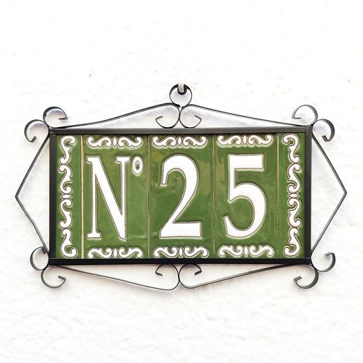 Letras y Números modelo "OLIVO" - 11cm. (2.1")