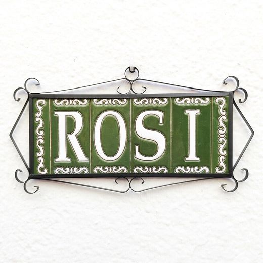 Letras y Números modelo "OLIVO" - 11cm. (2.1")