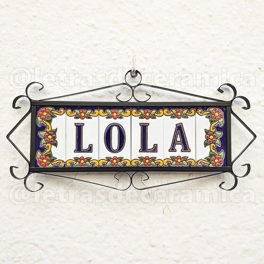 Letras y Números modelo "PRIMAVERA" - 7,5cm. (3")