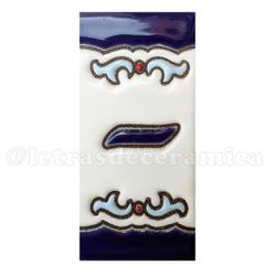 Letras y Números modelo "RenacAz" - 7,5cm. (3")