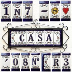 Letras y Números modelo "RenacAz" - 7,5cm. (3")