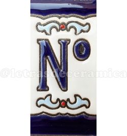 Letras y Números modelo "RenacAz" - 7,5cm. (3")
