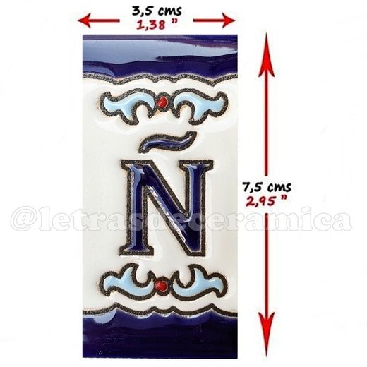 Letras y Números modelo "RenacAz" - 7,5cm. (3")