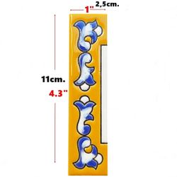 Letras y Números modelo "RENACIMIENTO" - 11cm. (2.1")