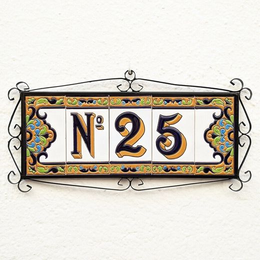 Letras y Números modelo "RENACIMIENTO-G" - 15cm. (6")