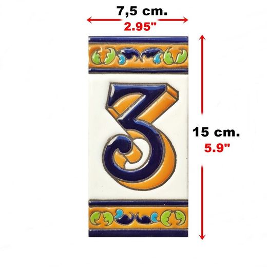 Letras y Números modelo "RENACIMIENTO-G" - 15cm. (6")