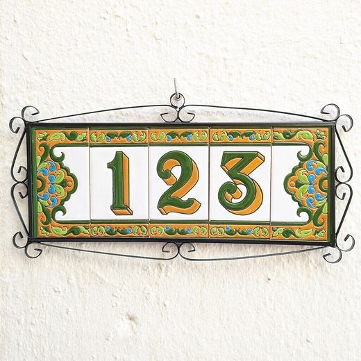 Letras y Números modelo "RENACIMIENTO-GV" - 15cm. (6")