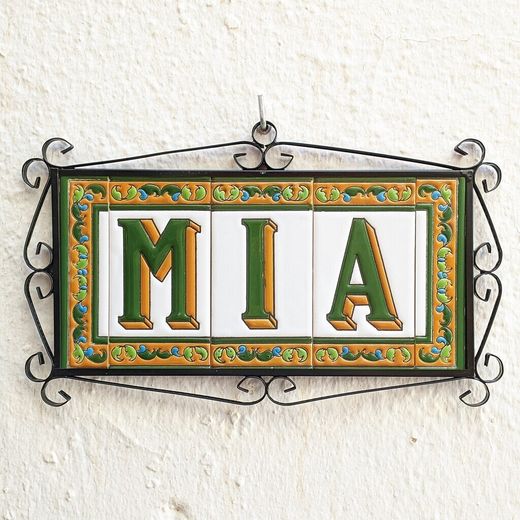 Letras y Números modelo "RENACIMIENTO-GV" - 15cm. (6")