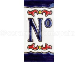 Letras y Números modelo "RenacRoj" - 7,5cm. (3")