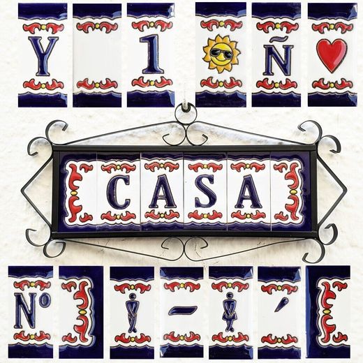 Letras y Números modelo "RenacRoj" - 7,5cm. (3")