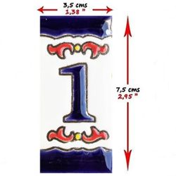 Letras y Números modelo "RenacRoj" - 7,5cm. (3")