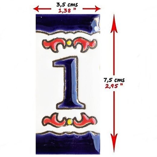 Letras y Números modelo "RenacRoj" - 7,5cm. (3")