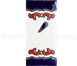 Letras y Números modelo "RenacRoj" - 7,5cm. (3")