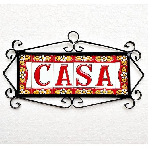 Letras y Números modelo "ROJAS" - 7,5cm. (3")